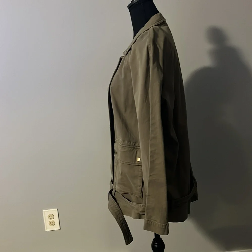 NEW Current/Elliott Women's Regiment Utility Jacket. Size Med. Color - Basil NWT - Picture 2 of 4